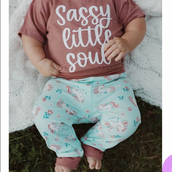 ☀️Jena Bug Baby Boutique Cheetah Joggers 6 months - Picture 2 of 8